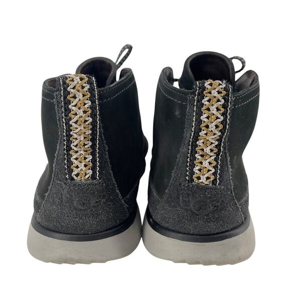 UGG Men\'s Freamon Waterproof Chukka 9.5 Gray Leather Ankle Boots Winter Fit main image 7